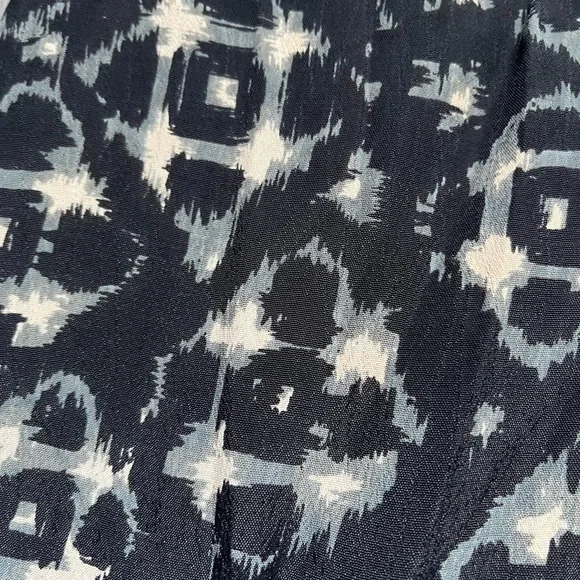 TOAST Black Patterned A-Line Below Knee Skirt UK 12 - Picture 3 of 8